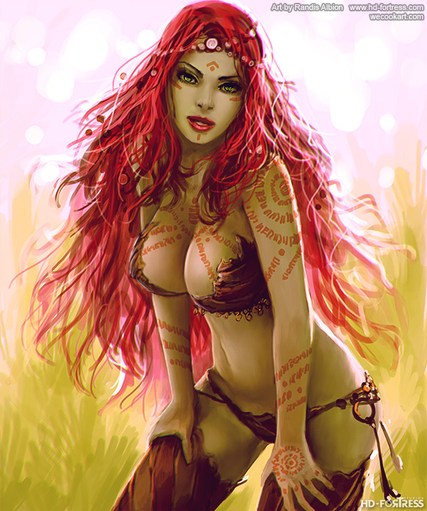 Randis Albion. Forest girl.