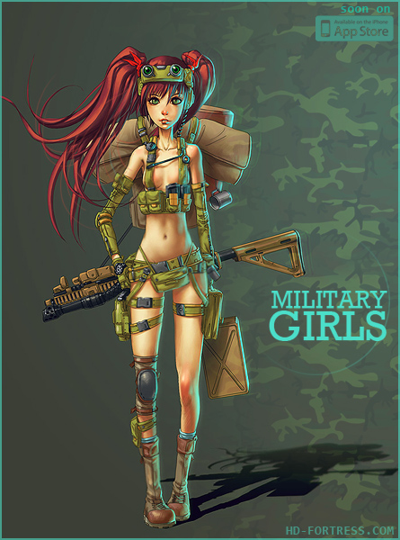 Randis Albion. Military girls.