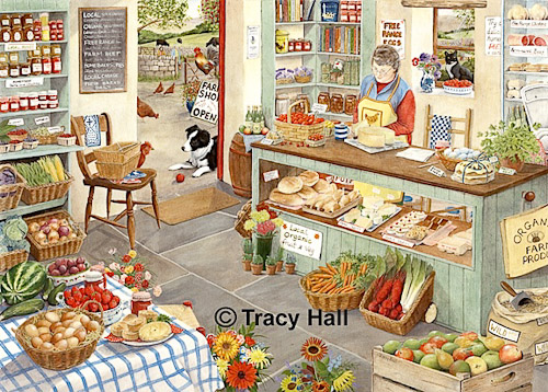 Tracy Hall. Фермерский магазин.